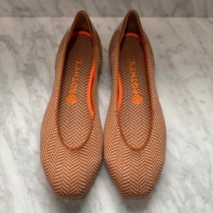 Rothy’s Merino Camel Square Flat NWT